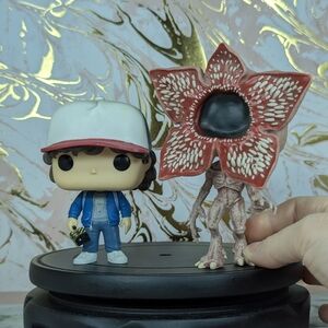 Funko Pop Stranger Things Original Demogorgon and Dustin (No Dart), Loose, Great